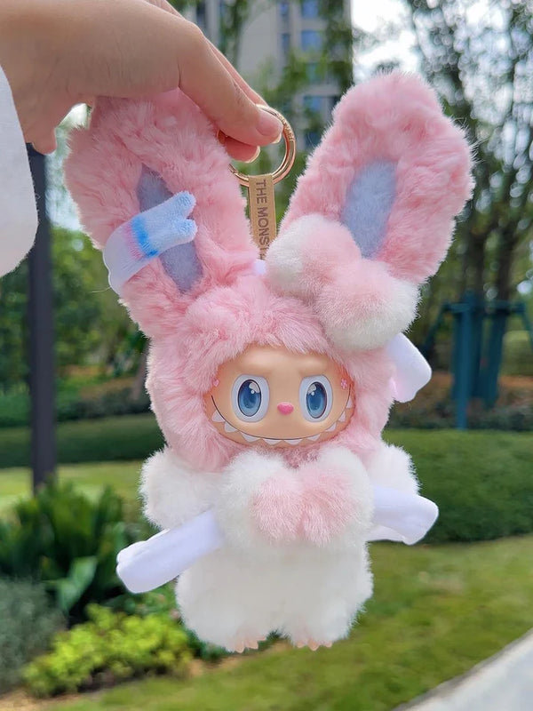 LABUBU Authentic|Handmade Custom Sylveon-Themed Redesign