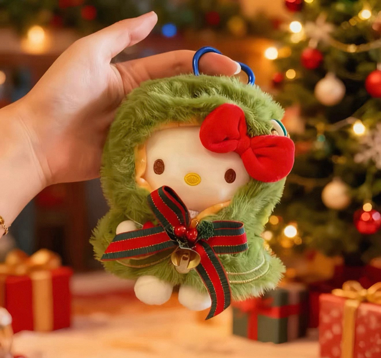 Reindeer Ornament Christmas Tree Plush Keychain(Authentic)