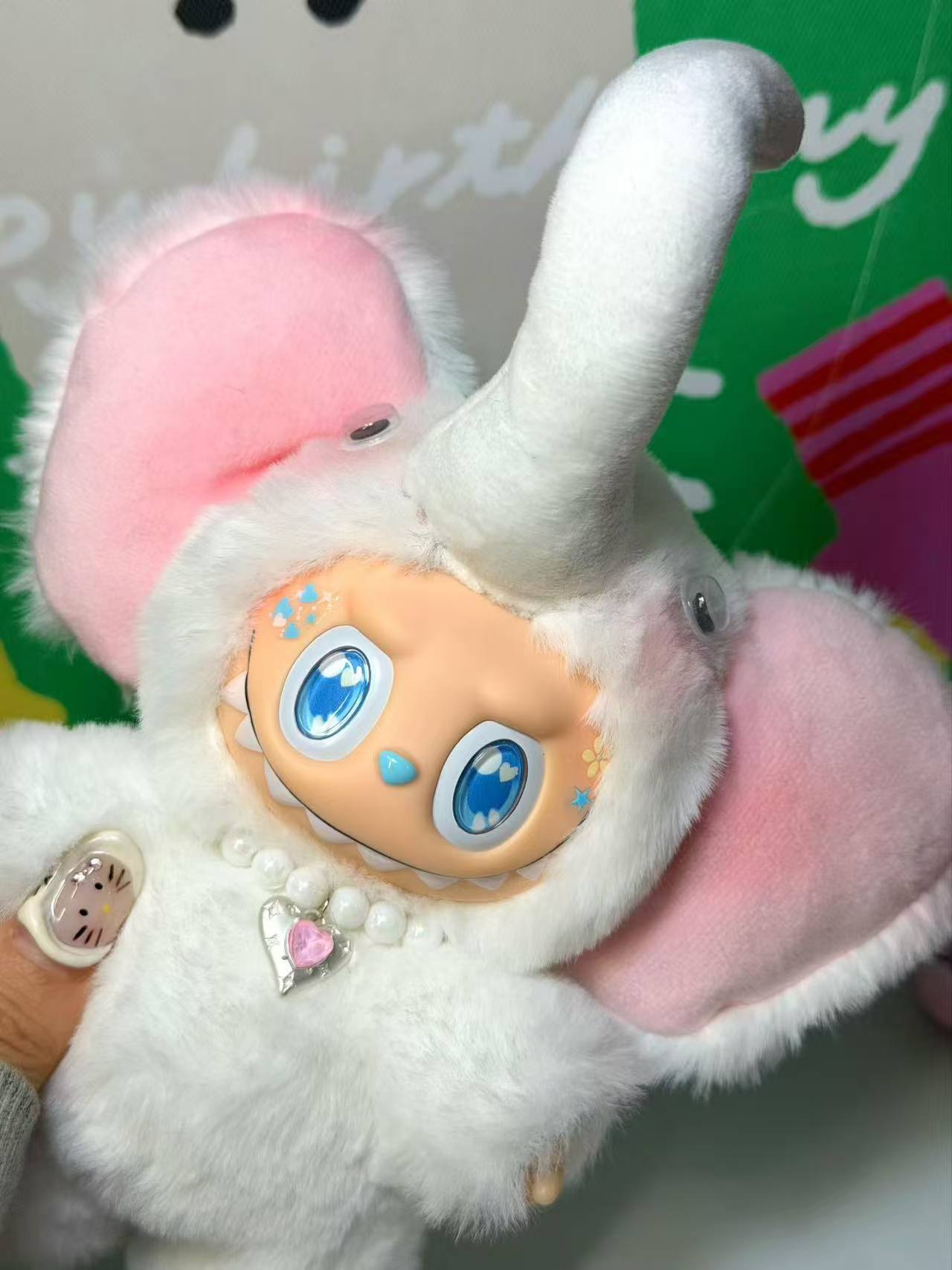 LABUBU Authentic|Handmade×White Ele