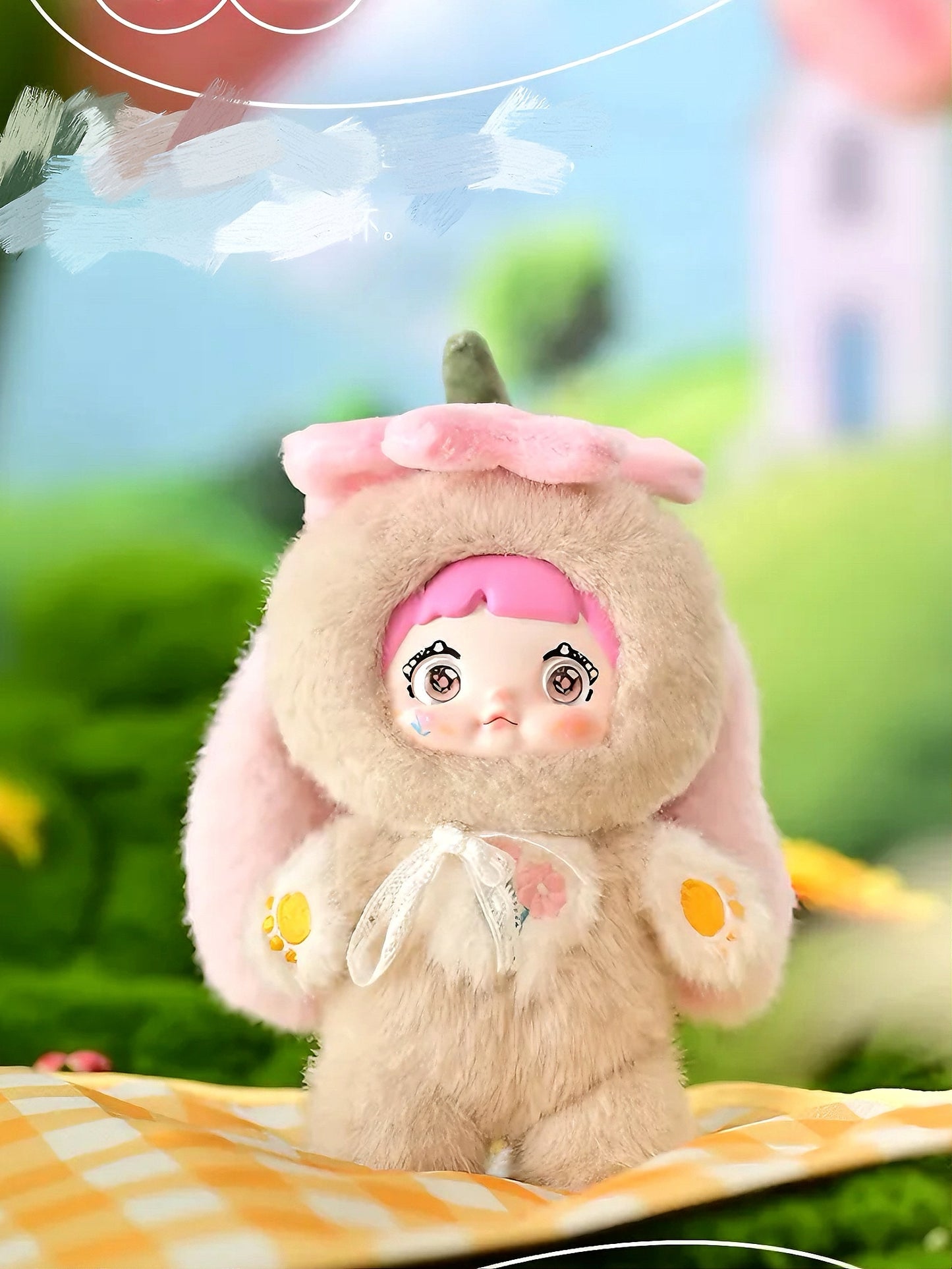 Nommi x Garden Bunny Plush Pendant