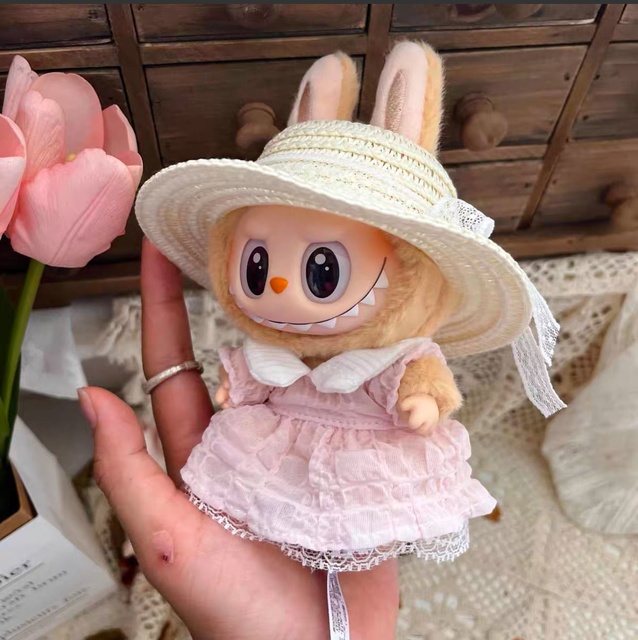 labubu| suspender skirt(Handmade)