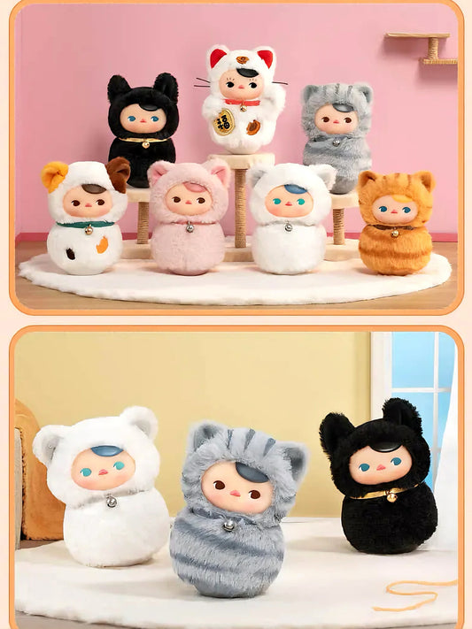 PUCKY Roly Poly Kitty Series Authentic
