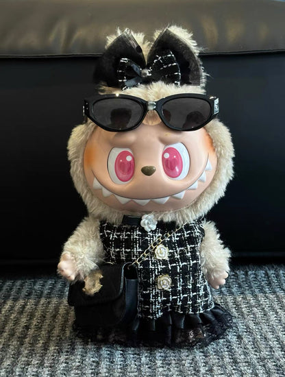 Labubu Zimomo Chanel Family Outfits(Handmade Design)