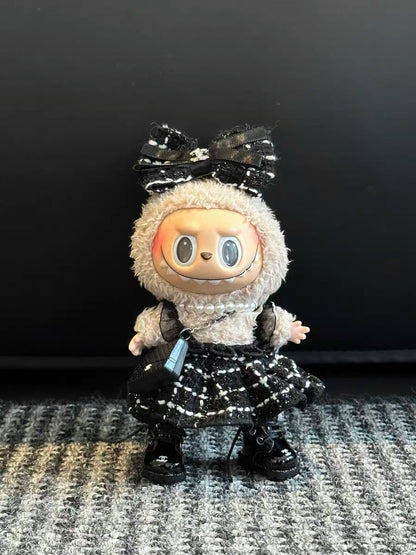 Labubu Zimomo Chanel Family Outfits(Handmade Design)