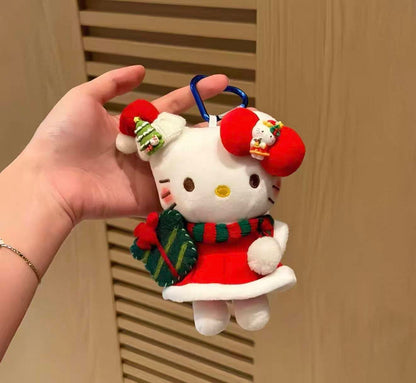 Japan Hello Kitty Santa Claus Keychain(Authentic)