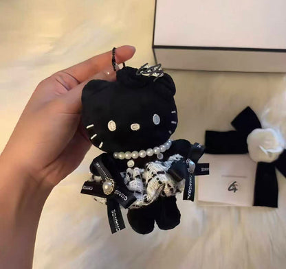 Chanel-style pearl Kitty charm(Authentic)
