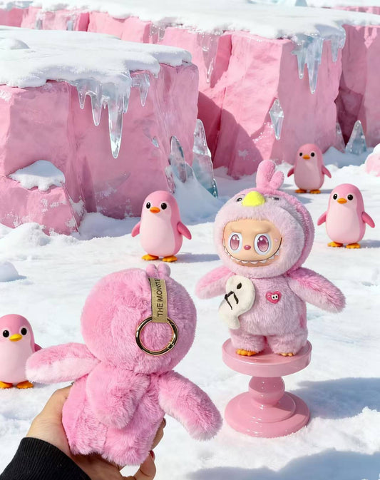 LABUBU Authentic｜Handmade×Pink Penguins